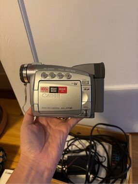 Canon Silver Handheld Digital Video Camcorder